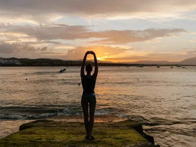 Coastal yoga in Gokarna