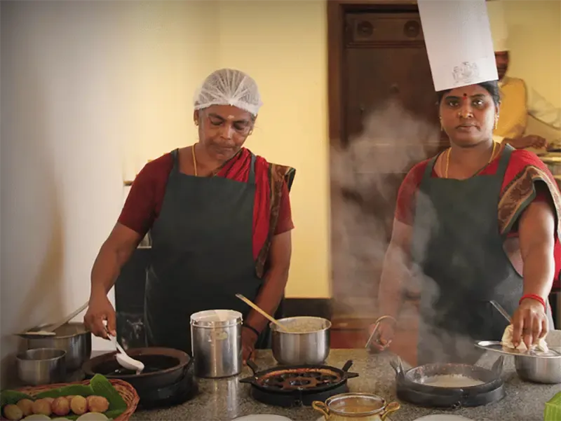 Traditional Chettinad cooking