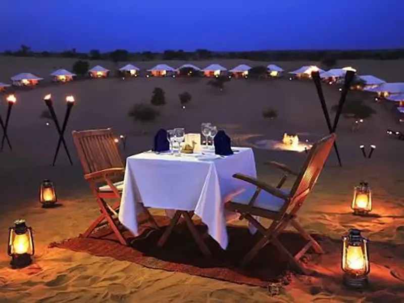 Private Thar dune dinner