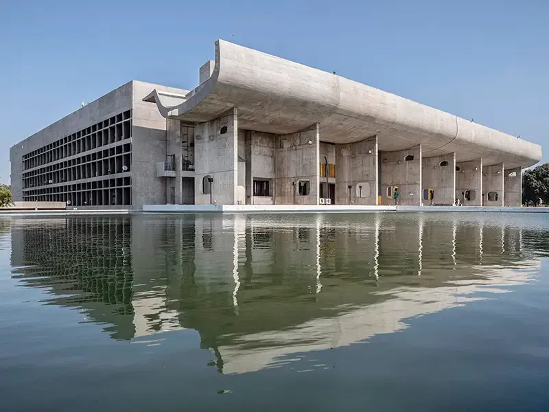 Le Corbusier architecture in Chandigarh