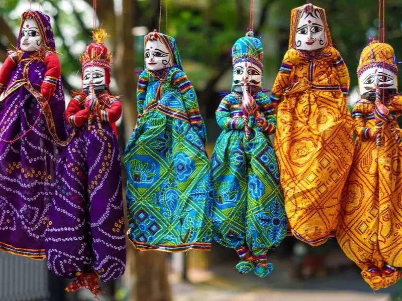 Rajasthani kathputli puppeteers