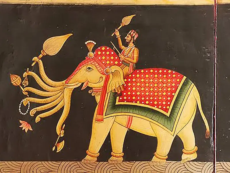 Rajasthani miniature painting workshop