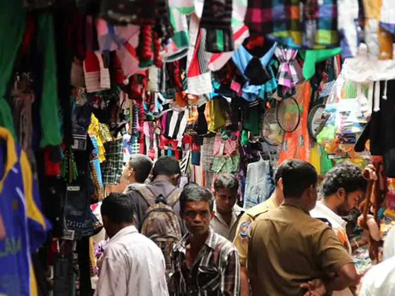 Pettah market and private lunch