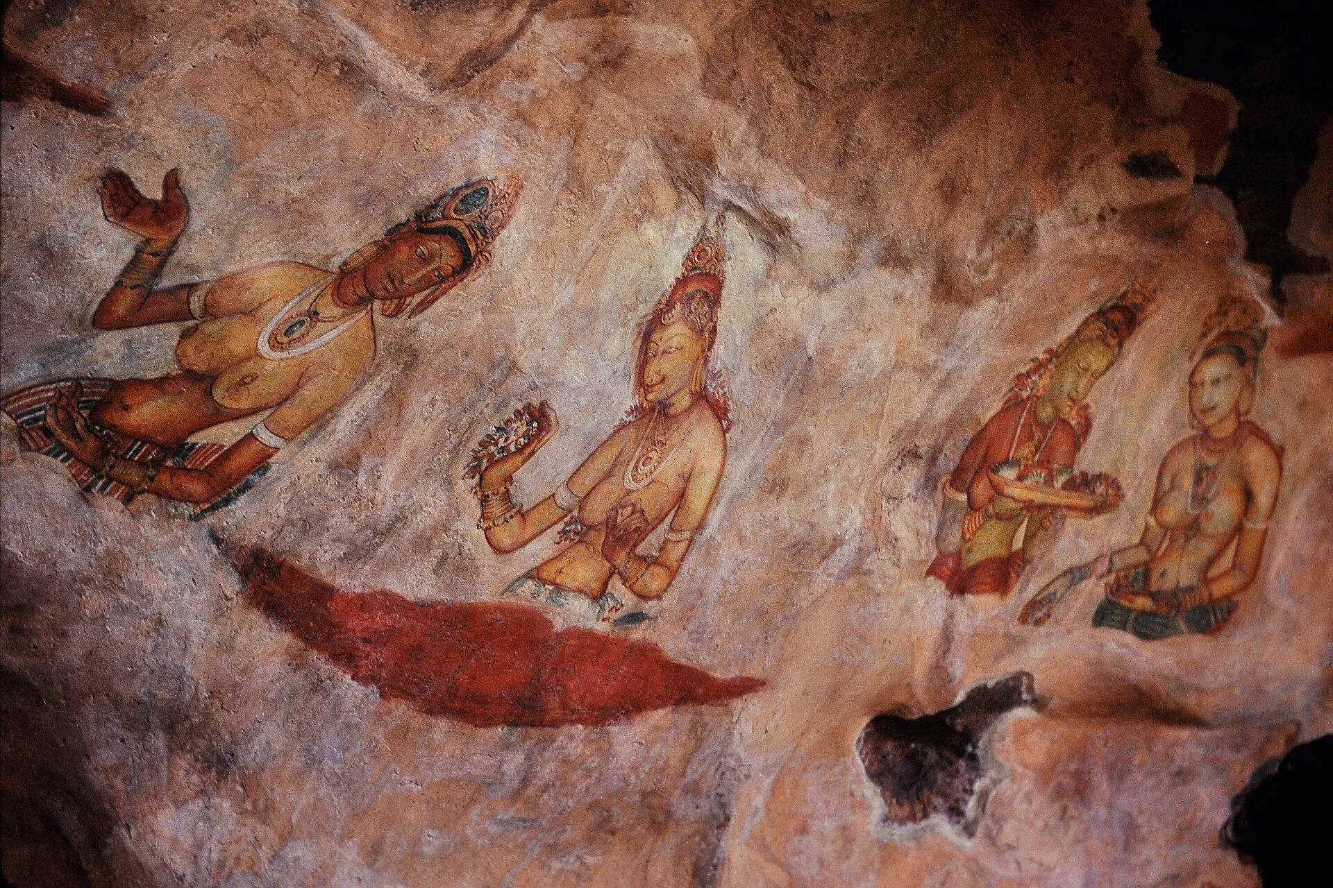 Sigiriya rock fortress rising from the Sri Lankan plains